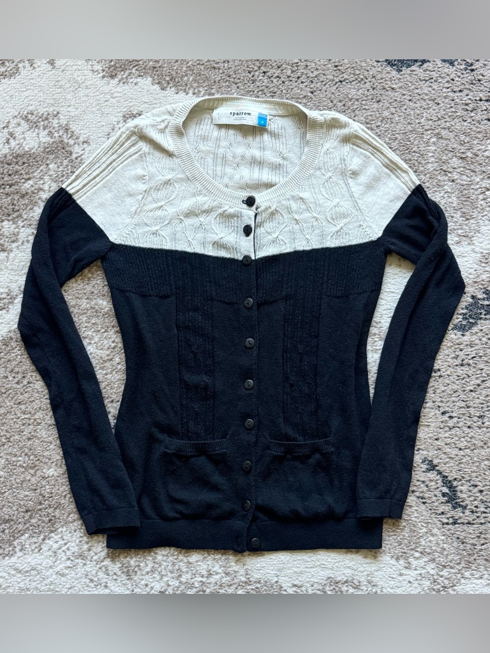 Y2K Sparrow Knit Button Cardigan Sweater